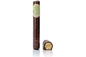 Venchi - Cigarro de Chocolate Negro al Pistacho, Chocolate Blanco con Pasta y Granillo de Pistacho Salado, 100 g, Sin Gluten, Sin Colorantes y Sin Conservantes, Idea Regalo