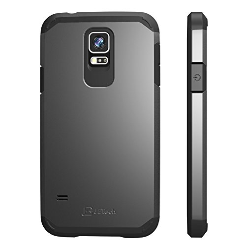 JETech S  per Protectora Samsung Galaxy S5 Funda Caracasa Ultra Delgado Ajuste Case Galaxy S V  Negro 