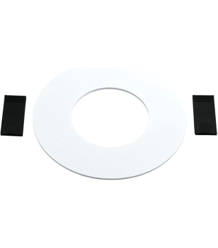 PATIKIL 66x19mm Deckenleuchte Federklemmen 24 Pack Emittierende Diode Einbauleuchte Zubehör Befestigung Klammern für Decke Lampe Schwarz