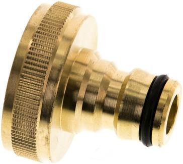 Kupplungsstecker G 1" (IG), Messing Ausführung:Messing Innen-gewinde:G 1"