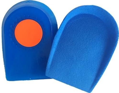 gel heel cushions mens blue