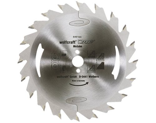  Wolfcraft 6455000 127 x 12.75 x 2.4mm CT Circular Saw Blade with 20 Teeth - Silver Series 