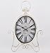 Produktbild Standuhr Paris Grand Hotel Vintage Design Metall 49x36x11cm creme Tischuhr Uhr