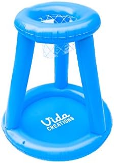 Vida Creations Large Inflatable Shoot Hoop - Extra tall - Two balls and pump - Garden game - Pool game