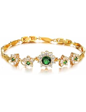 AnaZoz Schmuck Damen Mode Armband Gold 18K Vergoldeten Hochzeit Verlobung