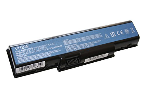 AKKU 11.1V 4400mAH schwarz black anthrazit passend für ACER Aspire ersetzt AS07A32, AS07A51, AS07A72, AS07A31, AS07A41, AS07A42