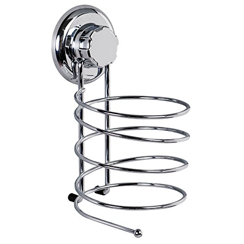 Tatkraft MegaLock Fönhalter 10X12.5X18.5 cm Stahl Verchromt 2 Saugschrauben Ø 73 mm - 2