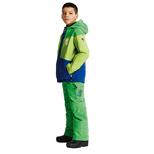 Dare 2b niños Extempore - Chaqueta Impermeable y Aislante para Hombre, Infantil, Color Laser/Acidgr, tamaño Talla 7-8 - Dare 2b