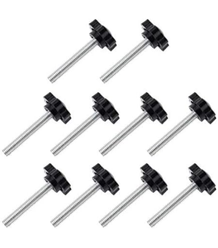 Tornillos De Pulgar Estriados M4x16mm - Pack De 4, Latón, Para Proyectos De Bricolaje, Electrónica, Muebles