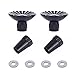 Price comparison product image PIXNOR 2pcs Controller Thumb Stick Joystick M3 Size for DJI Phantom Inspire JR (Black)