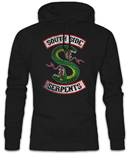 Urban Backwoods South Side Serpents Hoodie Kapuzenpullover Sweatshirt Schwarz Größe M