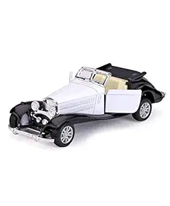 Gooyo Pullback Die-cast Metal Antique Classic Model Cars (1:32 Scale) (Grey)