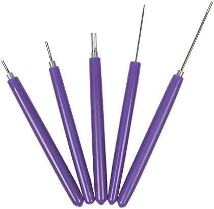 IMISNO DIY Paper Quilling Slotted Tools (Pack of 5)