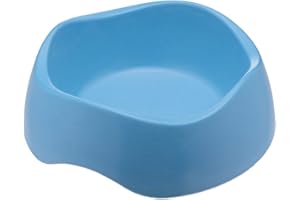 Beco, Bamboo Dog Food & Water Bowl, Non-Slip, Easy Clean, Blue, Medium