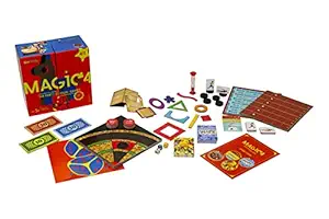 Magic4 The Party Edition Games, 4 in 1 Games, Board Game for Boys & Girls 5 Years and Above, Multicolor (M4100002)