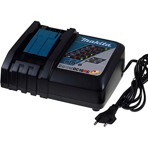 Ladegerät Makita Typ DC18RC für Blockakkus 7,2V-18V Li-Ion/ NiMH Original, 7,2V-18V