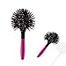 Vinmax 3D Bomb Curl Brush Styling Salon Round Hair Curling Curler Comb Tool Pink