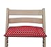 Produktbild Blausberg Baby *16 FARBEN* Sitzkissen (kleines Brett) BESCHICHTET für Stokke Tripp Trapp Hochstuhl (Rot Stern) - 100% made in Hamburg