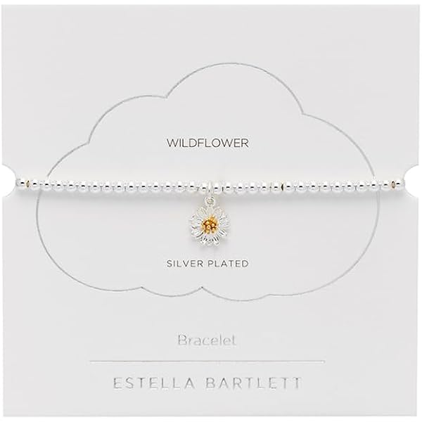 Estella Bartlett Bracciale Dell'Amicizia 'Stars So Bright' - Placcato Argento, Regalo Con Confezione Regalo