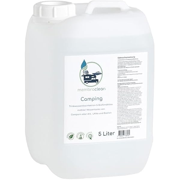 4x 1 Liter Membraclean Trinkwasseraufbereitung Camping &amp; Wohnmobile In