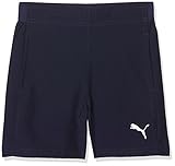 Seitliche Eingrifftaschen PUMA Kinder Liga Sideline Woven Shorts Jr Hose, Peacoat White, 128