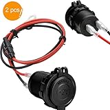 zigarettenanzünder steckdose Packungsinhalt: 2 PACK, Die Zigarettenanzünderbuchse ist mit einem 60cm Kabel ausgestattet.