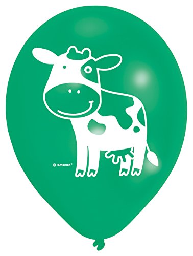 amscan Luftballon Farm Fun rund sortiert 6 Stück - 3
