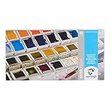Fuertes colores de acuarela Van Gogh aquarel 48 napjes met penseel