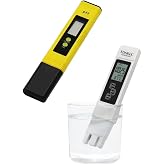 UNİCHROME Dijital Ph Metre Su Sıvı Akvaryum Ph &Ouml;l&ccedil;er Kalibrasyon Tds&amp;ec Metre Su Kalite Iletkenlik &Ouml;l&ccedil;me Termometre Su Test C