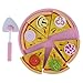 Produktbild F Fityle Kinder Küchenspielzeug aus Holz - Schneidepizza mit Pizzaroller - Durchmesser: 20 cm
