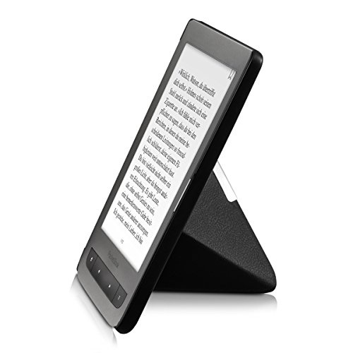 kwmobile Smart Cover Case für Pocketbook Touch Lux 3 / Touch Lux 2 mit Ständer – Schmale Schutzhülle Slim Hülle aus Kunstleder in Schwarz - 8