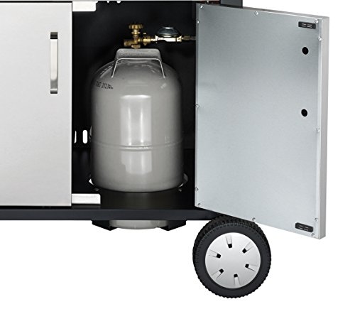 Enders BBQ Gasgrill MONROE 3 S Turbo, Gas Grill 83636, Steak Turbo Zone, Simple Clean, 3 Edelstahl-Brenner stufenlos, Grillwagen mit Grillhaube, Seitenablage - 4