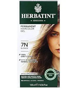 7n Blonde Dark : Herbatint Permanent Haircolor Gel 7N Blonde 1 Box
