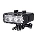 Produktbild Glighone LED Tauchens Videoleuchte Unterwasser 40M 3LEDs 3W für GoPro Xiaomi Yi SJCAM Action Cam & DSLR Kamera