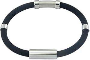 KKPLZZ Pulsera antiestática, Elimina la estática del cuerpo Correa de muñeca,Pulsera deportiva de silicona,Pulsera para el cuidado de la salud,Pulsera de pareja,Invierno Elimina la estática del cuerpo