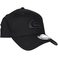 Quiksilver M & W Gorra Flexfit, Hombre, Black, S/M