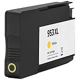 3 anos de garantía Printing Pleasure Compatible HP 953XL Cartucho de Tinta Reemplazo para HP OfficeJet Pro 7740 8210 8218 8710 8715 8716 8718 8719 8720 8725 8728 8730 8740 - Amarillo, Alta Capacidad