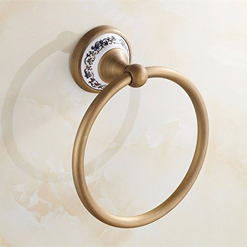 Luckyfree Bathroom Towel Ring copper Antique Brushed