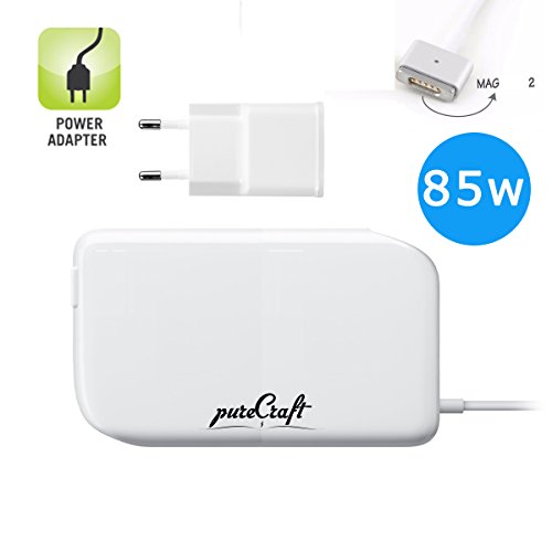 Netzteil Ladegerät 85W Safe 2 für MacBook Pro (2012 und später - A1398) ursprüngliche Purecraft (Deckel und Wache frei)