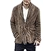 Produktbild Luckycat Herren Herbst Winter Warme Lose Warme Plüsch Strickjacke Lange Pelzigen Mantel Tops Blusen Winterjacke Steppjacke Daunenjacke Parka Mäntel Jacken