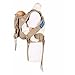 We Made Me Pao Papoose 3-in-1 Front and Back Baby Carrier (Pebble)