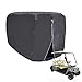 Produktbild WISAMIC Golfwagen Abdeckung Abdeckplane 4 Passenger Golf Car Cart Cover für Yamaha Drive, EZ Go und Club Car, 285x122x168cm