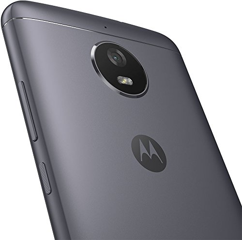 Motorola Moto E4 Smartphone (12,7 cm (5 Zoll) Display, 2 GB RAM/16 GB, Android) iron grau