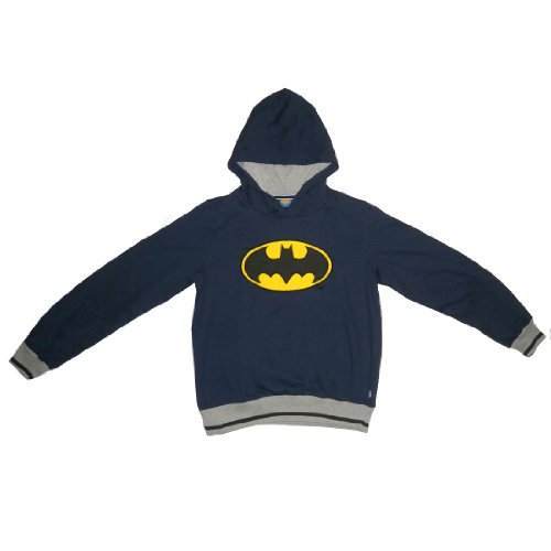 LIMITED EDITION: DC COMICS JUSTICE LEAGUE Boys Batman Pullover Hoodie Sweatshirt Jacket (Size: 16)