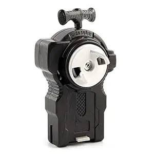 EDTara 1Pc Black Double Way Wire Transmitter for Beyblade Gyro Toy