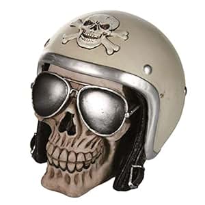 MIK funshopping Spaarpot spaarpot in doodskop-design (metallic