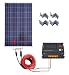 Produktbild ECO-WORTHY 100W 120W 12V Solar Panel Kit with 20A Solar Charge Controller & 5m Solar Cable & Z Style Mounting Brackets for RV Boat Motorhome Caravan Camper (100W Solar Panel System)