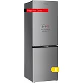 Corbero - Combi Refrigerator | CCH18024X | No Frost | 253L | 181cm | LED Light | Crisper Drawer | Glass Shelves | Stainless S