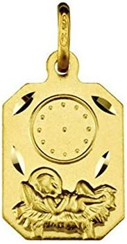Gold Medal For Recien Nacido with the Child in Pajas and Clock