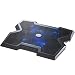 Produktbild Notebookkühler Silent Laptop kühler gerät läuft- Notebook Kühler 17,3 Zoll Base/Pad 20 cm Blau Großer Lüfter - Einstellbare Geschwindigkeit